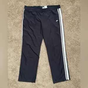 Vintage Y2K Nike Women’s Straight Leg Drawstring Sweatpants Gray Size Large